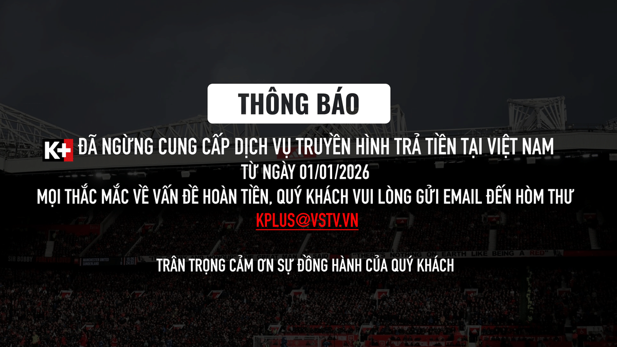 K+ dừng cung cấp dịch vụ tại Việt Nam